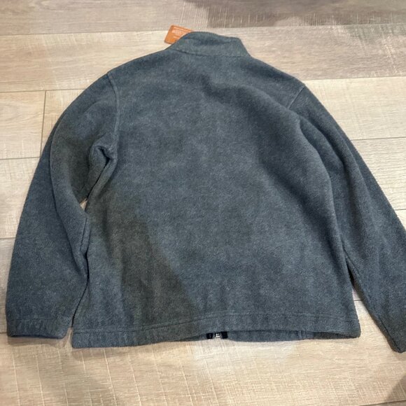 HARRITON WOMENS LARGE 14/16 GRAY FLEECE ZIP UP JACKET NEW - Picture 7 of 8